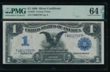 1899 $1 Black Eagle Silver Certificate PMG 64EPQ
