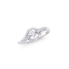 14KT White Gold 0.50ctw Diamond Ring