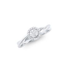 14KT White Gold 0.25ctw Diamond Ring