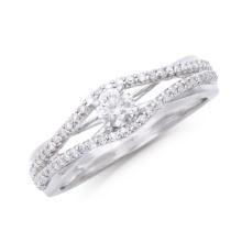 14KT White Gold 0.45ctw Diamond Ring