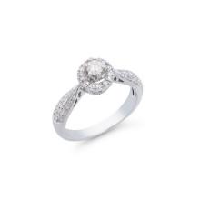 14KT White Gold 0.67ctw Diamond Ring