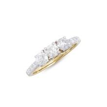 14KT Yellow Gold 1.27ctw Diamond Ring