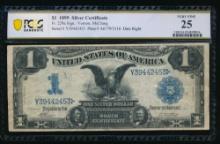 1899 $1 Black Eagle Silver Certificate PCGS 25