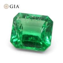 GIA Certified 1.5 Ct Natural Emerald Solitaire