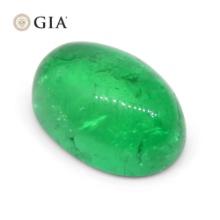 Majestic 7.54 Ct Natural GIA Certified Green Emerald