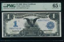 1899 $1 Black Eagle Silver Certificate PMG 65EPQ