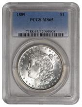 1889 $1 Morgan Silver Dollar PCGS MS65