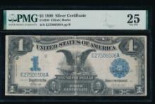 1899 $1 Black Eagle Silver Certificate PMG 25