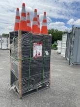 (250) PCS New PVC Safety 28" Traffic Cones