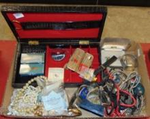 Variety of misc. Costume Jewelry, etc.