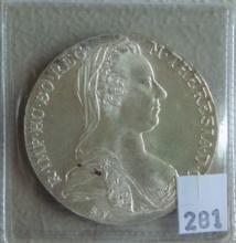 1780 Austria (restrike) Maria Theresa Thaler .833