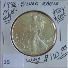 1996 Silver Eagle MS (best date).