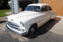 1951 Chevy Deluxe, 2-door, 6-cylinder, runs & drives