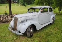 1937 Chevy Deluxe, 2-door, 6-cyl., runs & drives