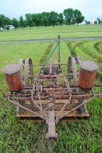 Case 2-Row corn planter with wire