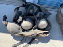 6 ct. Geese Decoys in Canvas Bag