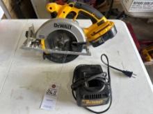 DeWalt saw and charger