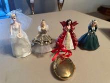 4 Hallmark... Barbie Doll Keepsake Ornaments