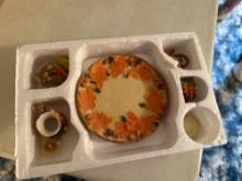 Dresser set, Zodiac bells, resin mini tea set, etc....