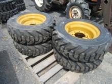 10-16.5 FR SKS1 Tires on Wheels for NH/JD/CAT