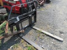 Kivel 48" Pallet Fork Attachment, 3500lb Capacity