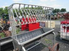 Cattle Feeder w/ Hay Rack on Top