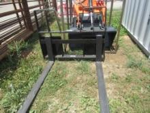 (New) Kivel 48" Pallet Fork Attachment, 4200lb Cap