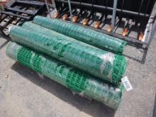 EINGP Green PVC Coated Mesh Fence Rolls