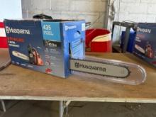 New Husqvarna 16in Gas Chainsaw Model 435