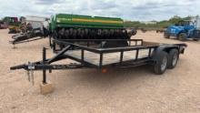 2018 16’ Cen Tex Utility Trailer.