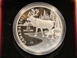 GEM 2017 Canada Silver $20 Proof Deep Cameo