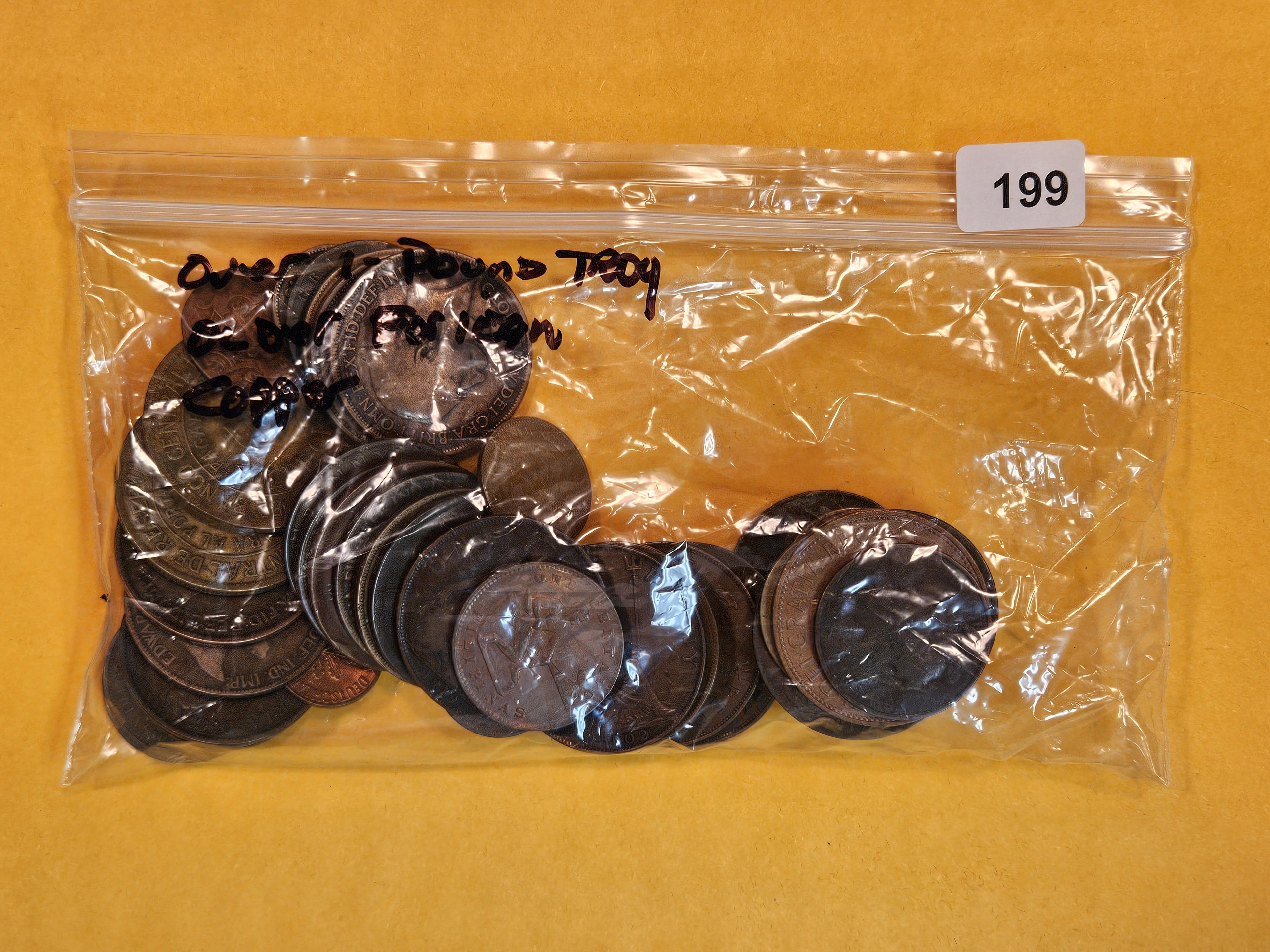 OVER ONE POUND of mixed Copper Coins