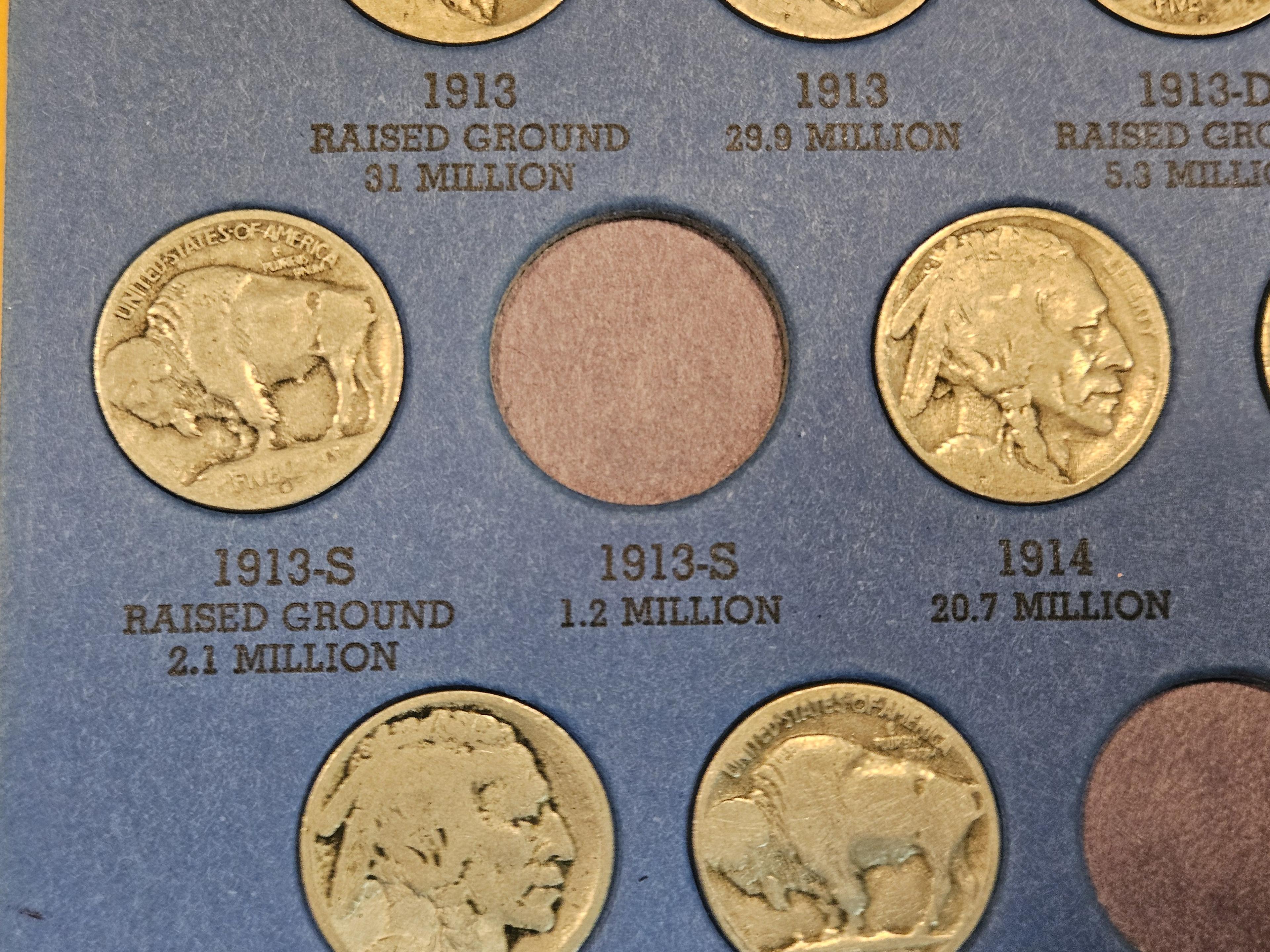 * Nice, nearly complete, Buffalo Nickel Collection!