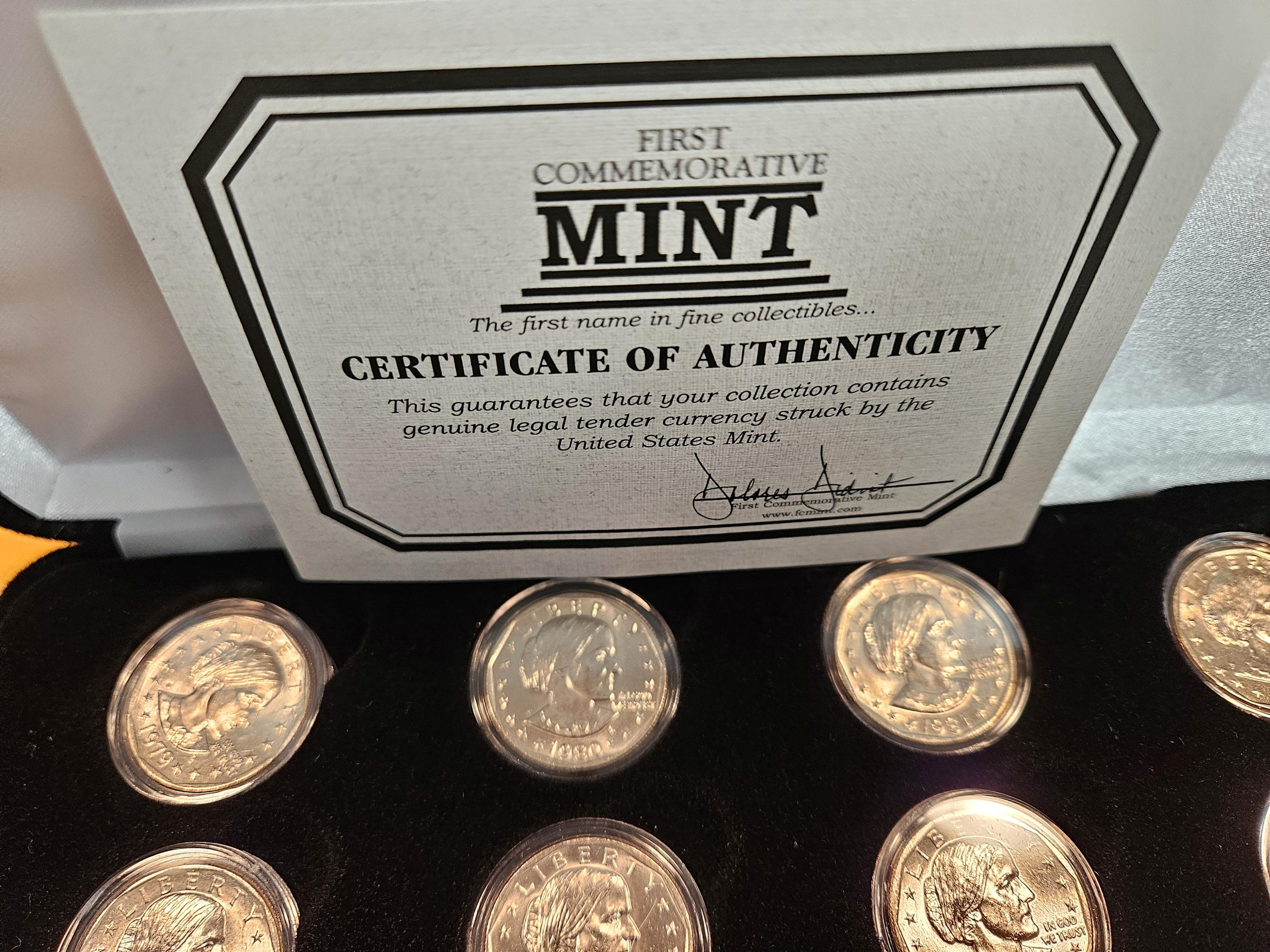 COMPLETE Susan B Anthony Dollar Collection