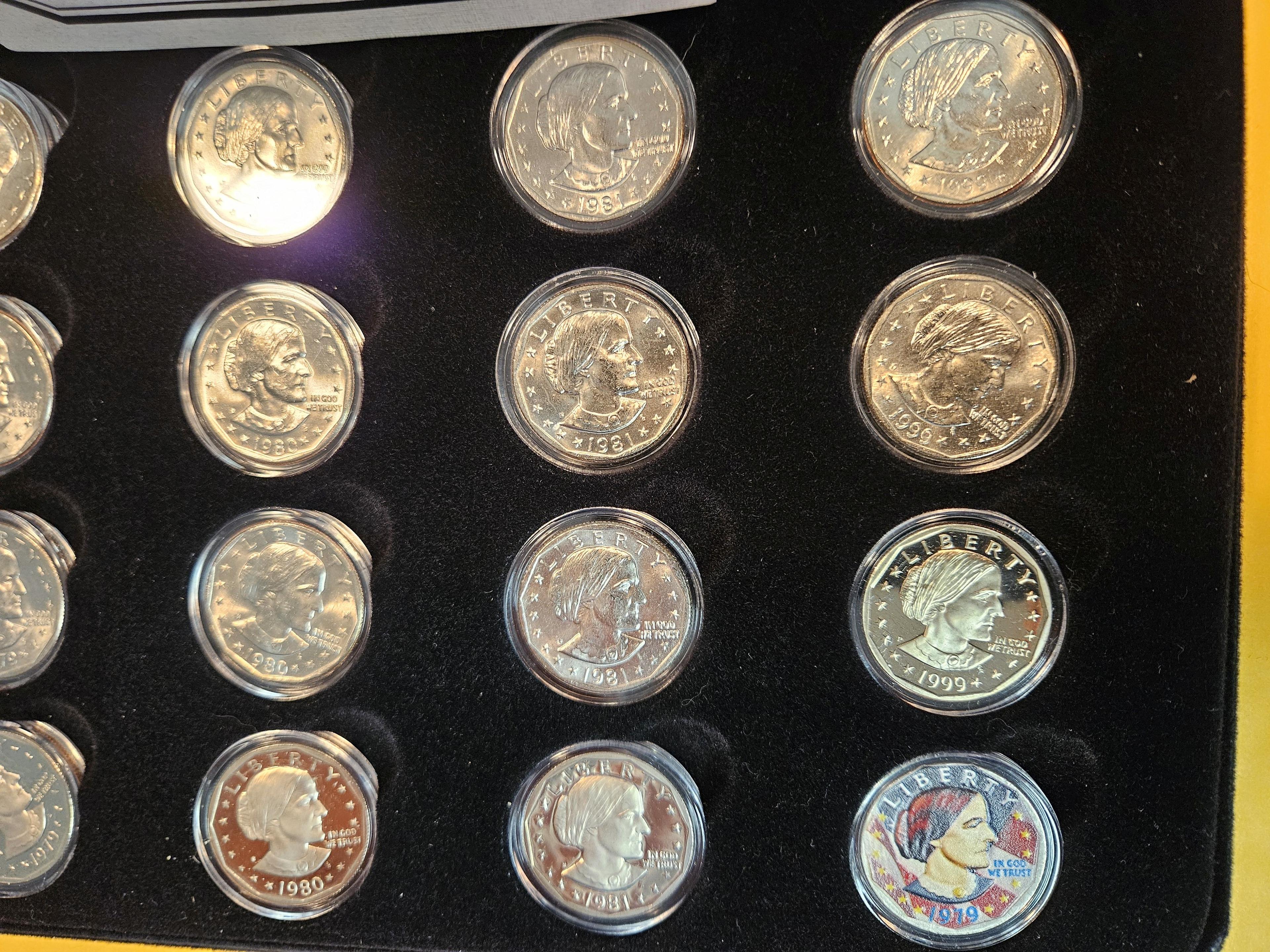 COMPLETE Susan B Anthony Dollar Collection