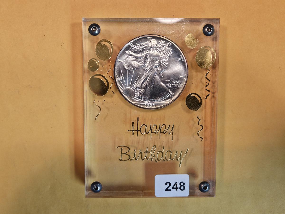 Have a Happy Birthday with a Silver eagle!
