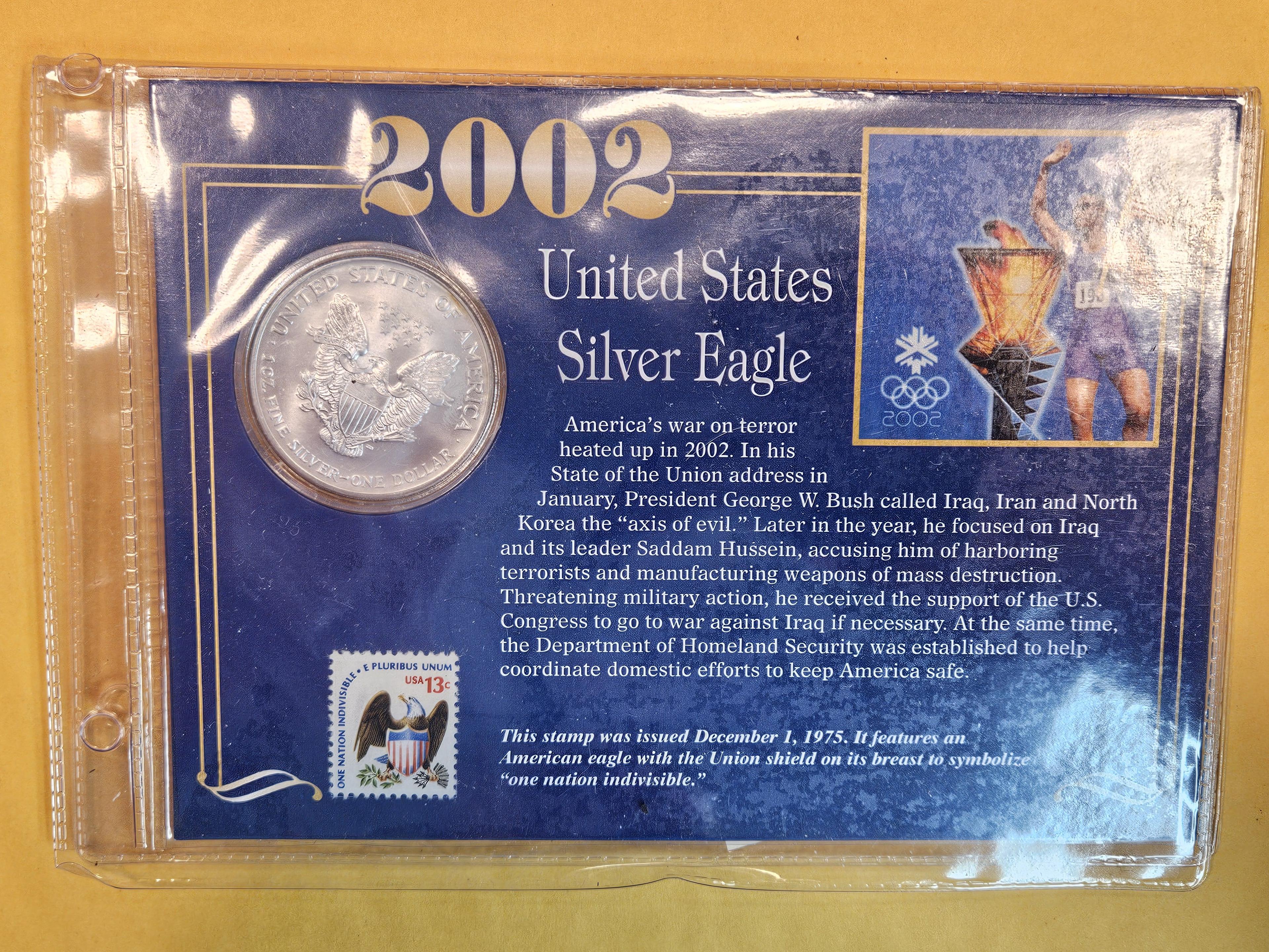 Brilliant Uncirculated 2002 American Silver Eagle