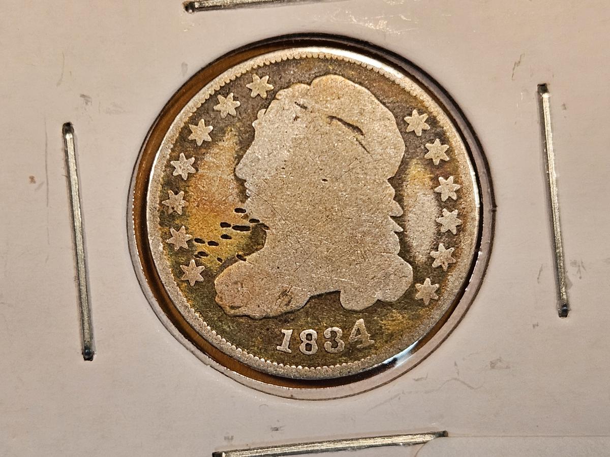 1834 Capped Bust Dime