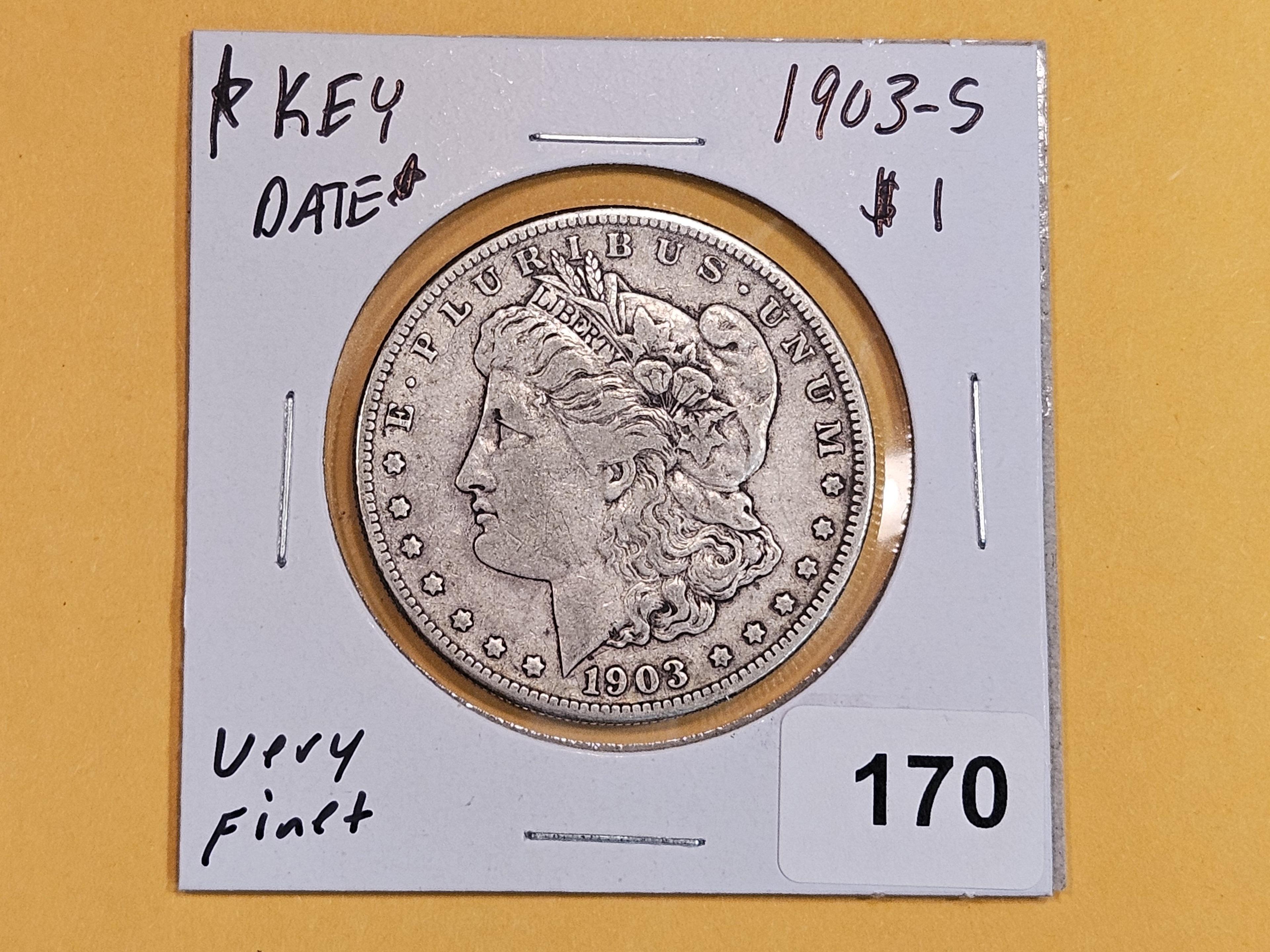 ** KEY DATE ** 1903-S Morgan Dollar in Very Fine plus