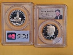 Two Proof PCGS Kennedy half Dollars