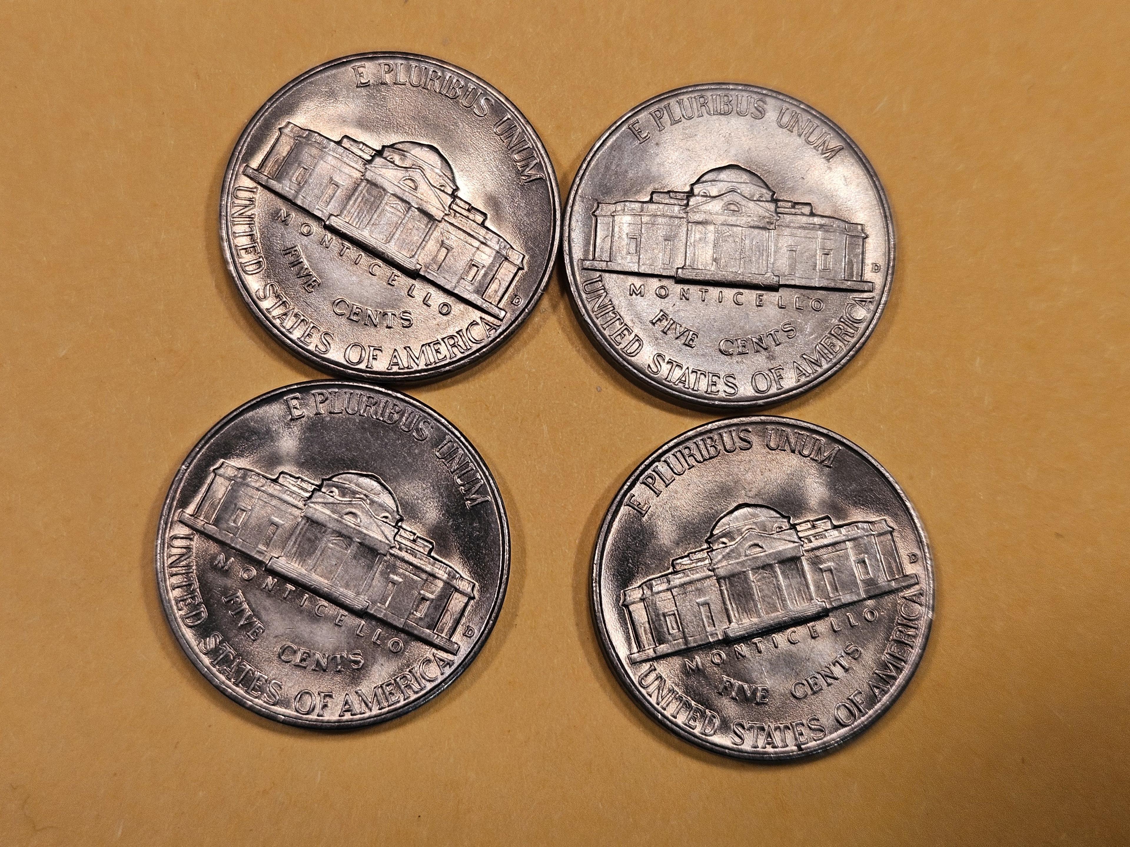 Four Choice or better Jefferson Nickels