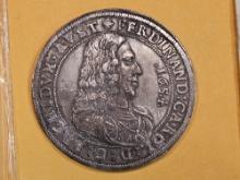 * 1654 Austria silver Thaler