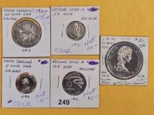 Cocos (Keeling) and Isle of Man coinage