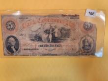 1858 Commonwealth of Virginia Five Dollars
