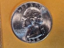 1938-S Washington silver Quarter