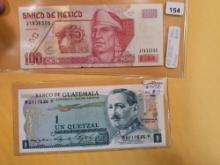 Two Better date notes from Central America