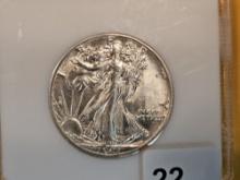 PCI 1945-D Walking Liberty Half Dollar