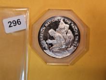 The Indian Tribal Series .999 fine Proof Deep Cameo Silver coin-medal