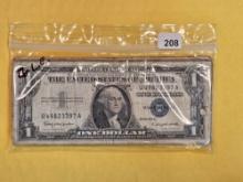 Twenty-six One Dollar silver Certificates