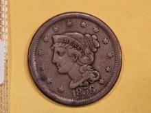 1856 Braided hair Large Cent